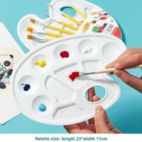 Palette multi-grilles en plastique pour aquarelle et gouache, fournitures de peinture artistique, vente en gros transfrontalière