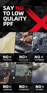 Agutec USA <span class=keywords><strong>Film</strong></span> de protection de peinture TPU auto-cicatrisant brillant 6,5 mil, anti-rayures, anti-salissure, <span class=keywords><strong>film</strong></span> de protection de carrosserie automobile, haute clarté, Meijifilm - Product Image 5