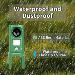 Ahuyentador de Aves con Energía Solar, Luz Intermitente PIR, Repelente Ultrasónico de Animales a Prueba de Agua para Perros, Ratones, Ratones Amarillos y Comadrejas - Product Image 5