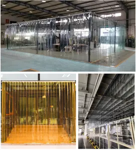 Manufacturer Supply Flexible Pvc Curtain Track Curtain Wall Panel Pvc