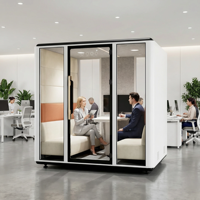 Cabine acoustique portable, pod de réunion insonorisé pour bureau, solution acoustique, pod silencieux, pod acoustique, cabine de réunion de bureau