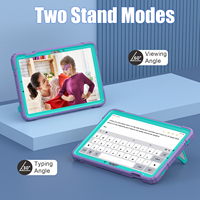 Étui antichoc robuste pour Samsung Tab S10 Lite, S10 FE, S9 FE, S9, 11 pouces, avec support pliable, bandoulière et porte-stylet, motif Anime pour enfants