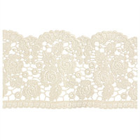 Usine personnalisée mariages dentelle tissu élastique dentelle dentelle bord deux combinés