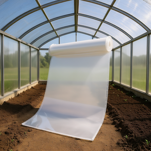 Film in polietilene trasparente per serra 32 x 25 piedi 6 mil, resistente ai raggi UV, plastica agricola per uso in serra - Product Image 2