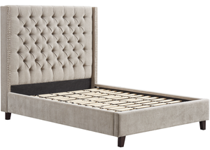 Sang Trọng Chất Lượng Cao Nữ Hoàng Vua Kích Thước Nền Tảng Giường Khung Mềm Bọc Giường Có Thể Điều Chỉnh Tính Năng Lưu Trữ Cho Phòng Ngủ Căn Hộ - Product Image 6