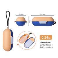 Bouteille d'eau pour chien de 600 ml avec récipient pour nourriture, bol de voyage pour chiot, distributeur portable pour animaux de compagnie, cadeau pour chien pour la marche et la randonnée