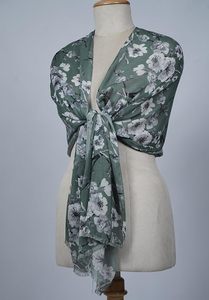 Women's Luxury Silk Modal Scarf Digital Print Designer Stole Soft Lightweight Fashion <b>Wrap</b> Premium Quality <b>Shawl</b> for Casual - Product Image 4