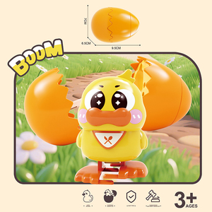 AJB Œufs Surprise à Remonter Coquilles d'œufs en Plastique Modèles d'animaux marcheurs automatiques Jouets Nouveauté pour Enfants Anniversaire Pâques - Product Image 3