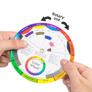 Xin Bowen Colors Wheel Color ing Guide und Test werkzeuge Gut für Mix Manic ure Tattoo Art School Verwenden Sie Swatches Paper - Product Image 2