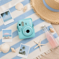 Étui pour appareil photo compact élégant et raffiné en similicuir Lerp&Elegant, fermeture à pression, Fujifilm Instax Mini 13, cadeau de luxe pour filles