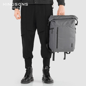 Kingsons Men's Business Backpack 20-35L Water Resistant Laptop <b>Bag</b> For Travel And <b>Work</b> - Product Image 4
