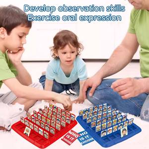 Juego de Mesa de Cartas Divertidas con Preguntas de Pensamiento Rápido, Adivina Quién Soy, Fácil de Cargar, Tamaño Grande, Juguetes para Niños - Product Image 3