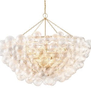 <span class=keywords><strong>Luminaire</strong></span> suspendu de luxe AB pour un style Art Déco moderne, lustre <span class=keywords><strong>en</strong></span> verre et cristal avec LED 2700K blanc chaud doux - Product Image 5