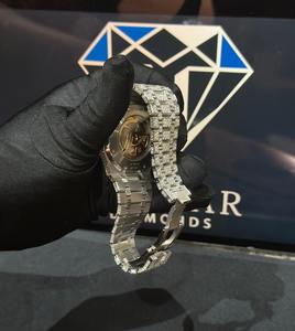 Relojes Mecánicos de Acero Inoxidable para Hombre, Lujosos y Modernos, con Incrustaciones de Moissanita, Personalizados, para Compra al por Mayor de Fábrica - Product Image 5