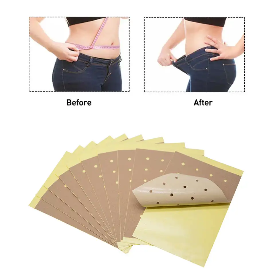 Belly Slimming Patch Schnell brennendes Fett Abnehmen Detox Abdominal Navel Sticker Feuchtigkeit-Böse Entfernung Verbessern Sie die Magen pflaster