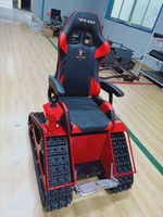 Promotion Fauteuil roulant électrique portable pliable à chenilles télécommandé