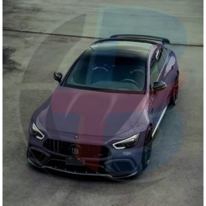 Kit carrosserie en fibre de carbone sèche brabus pour Mercedes-Benz X290 <span class=keywords><strong>AMG</strong></span> GT63 <span class=keywords><strong>GTS</strong></span>, mise à niveau du style brabus, kit carrosserie, lèvre avant, diffuseur arrière - Product Image 1