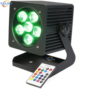E6v6bw Pin uplight rgbwa UV đèn sân khấu 4*18 wát LED pin không dây uplight cho Đảng ánh sáng nước bằng chứng chiếu sáng ngoài trời - Product Image 5