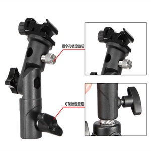 E Type <b>Flash</b> <b>Light</b> Stand Metal Mount For Tripod Product Photography Studio Accessory - Product Image 4