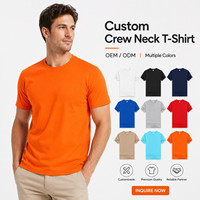 T-shirt personnalisé en polycoton pour homme, OEM, vierge, mélange CVC coton-polyester, sans plis, fabricant de chemises uniformes
