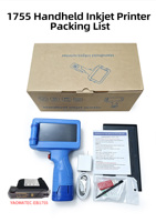 Machine de codage portable multi-langues YAOMATEC 12,7 mm avec écran tactile, prise en charge du code QR, impression de la date d'expiration et du logo