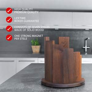 <span class=keywords><strong>Boker</strong></span> 30402 Bloque De Cuchillo Magnético De Madera, Makassar - Product Image 2
