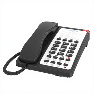 <span class=keywords><strong>Téléphone</strong></span> <span class=keywords><strong>fixe</strong></span> analogique filaire Sachikoo pour chambre d'hôtel, en plastique/ABS, avec connectivité LAN, modèle SN-0008 - Product Image 1