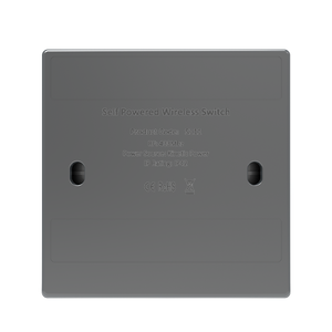 Aries Series S112GR Graphite 2 voies auto-alimenté/cinétique EU RF433 interrupteur sans fil interrupteur cinétique étanche pour la lumière/maison intelligente - Product Image 5