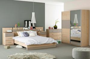 Ensembles de meubles de chambre à coucher en bois MDF de chêne blanc OEM design agréable pour la maison, le bureau, l'<span class=keywords><strong>appartement</strong></span> ou la villa - Product Image 6