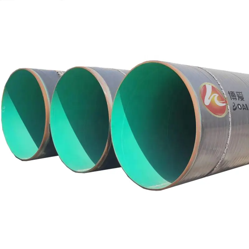 DIN30670 API 5L API 5CT ASTM A53 A252High quality 2LPE 3LPE FBE coating steel pipe