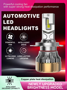 จิคู R12 หลอดไฟหน้ารถยนต์ LED H4 H7 H11 9004 9005 9012 รถยนต์ 6000K การกระจายความร้อนรุ่นอัพเกรดใหม่ - Product Image 3