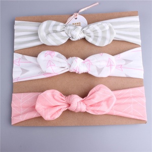 Châu Âu và Mỹ phong cách mới trẻ em đàn hồi <span class=keywords><strong>Headband</strong></span> màu in 3 cái/bộ nhà máy bán buôn - Product Image 2