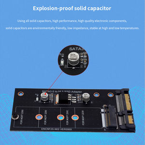 منفذ واحد من تيشريك <span class=keywords><strong>M</strong></span>.<span class=keywords><strong>2</strong></span> NGFF إلى ساتا 22P من SATA3.0 إلى <span class=keywords><strong>M</strong></span>.<span class=keywords><strong>2</strong></span> من أجل NGFF - Product Image 6