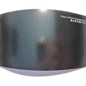 ร้อนขายPET PVCไวนิลห่อฟิล์มม้วนSuper Matte Heavyโลหะกราไฟท์สีดําอัตโนมัติห่อฟิล์มSelfกาวไวนิลรถห่อ - Product Image 6