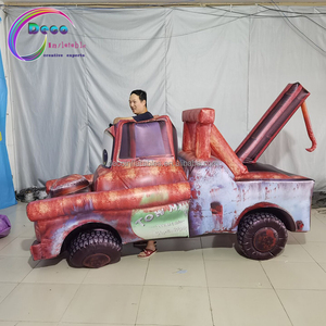 Disfraz Inflable de Camión Marrón de Nuevo Diseño para Eventos de Carreras, Material Oxford Gigante, Incluye Globo y Soplador - Product Image 2