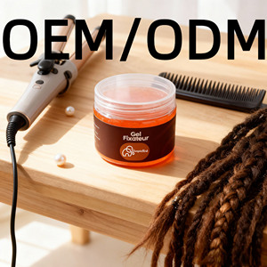 Gel coiffant professionnel OEM ODM 12,35 oz pour cheveux bouclés/secs, tenue extra forte - Product Image 2
