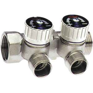 2-1 \ "X1/2 Colector lineal de 3 vías con grifos Categoría de producto Herramienta de torneado - Product Image 1