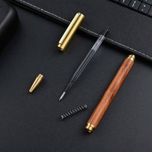 Luxury High Quality Custom Logo Engraved 0.5mm Ballpoint <b>Pen</b> Rosewood Wooden Roller <b>Pen</b> Office Promotional Custom Multiple - Product Image 6
