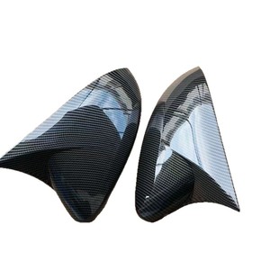 Cubiertas de Espejo Carcasas de Retrovisor para VW <span class=keywords><strong>Golf</strong></span> 7 7.5 Lamando Sportsvan Lavida Estilo Cuerno de Toro en Fibra de Carbono - Product Image 3
