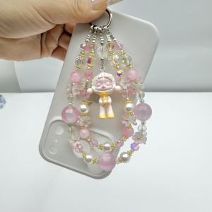 Chaîne de téléphone au design personnalisable avec poupée de dessin animé, plus de 500 styles, assortiment de couleurs de poupées - Product Image 6