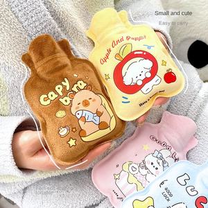 Flocking High Density PVC Small Water Injection Hot Water <b>Bag</b> Winter Student Portable <b>Mini</b> Cartoon Cute Hand Warmers - Product Image 5