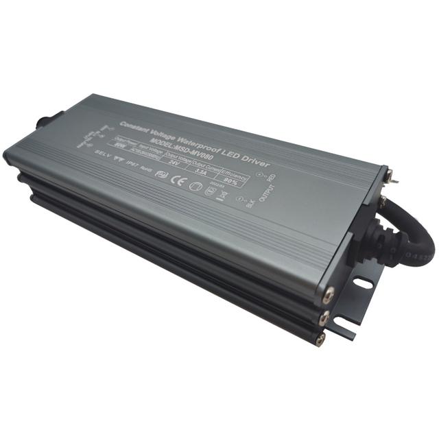 Shenzhen Factory 80W Rainproof LED Driver Power Supply 12V 24V 36V Compatible