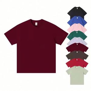 Design Custom Logo Summer Short Sleeve Men's T-<b>Shirt</b> Loose Top in Solid Color Silk Screen Printed for Promotional Use - Product Image 1