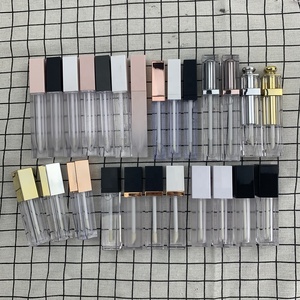 Logo personnalisé en plastique, Tube de rouge à lèvres liquide, emballage cosmétique carré vide, Tube de baguette de brillant à lèvres - Product Image 4