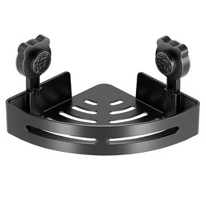 Estante de baño con ventosa, sin necesidad de taladrar, para montaje en pared, almacenamiento en esquina para productos de cuidado personal, de 4 a 7.9 pulgadas de profundidad - Product Image 5