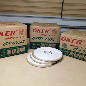 Oker-Bolsa de película Bopp Original, cinta resellable