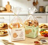 Sacs à pain transparents en OPP/PE imprimés sur mesure pour boulangerie, biscuits, snacks, pâtisseries et emballages alimentaires, résistants à l'humidité