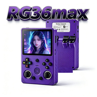 Console de jeu portable rétro ARKOS RG36max 100% originale, écran IPS 3,5'', plus de 40000 jeux, lecteur de poche portable Linux, 128 Go