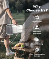 Climatiseur portable électrique 12V 24V 110V 220V 4500BTU R134a avec télécommande pour véhicule, camping-car, caravane, tente de camping
