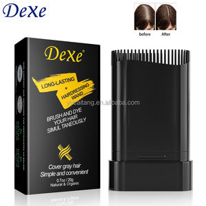 DEXE Varita de peluquería temporal de larga duración para pincel y tinte de Color, cubierta de cabello, raíz de cabello gris, peine Simple y conveniente de 20g - Product Image 6